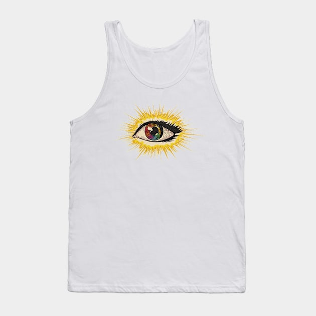 Arabella's Eye (illuminati) Tank Top by woutervanempel